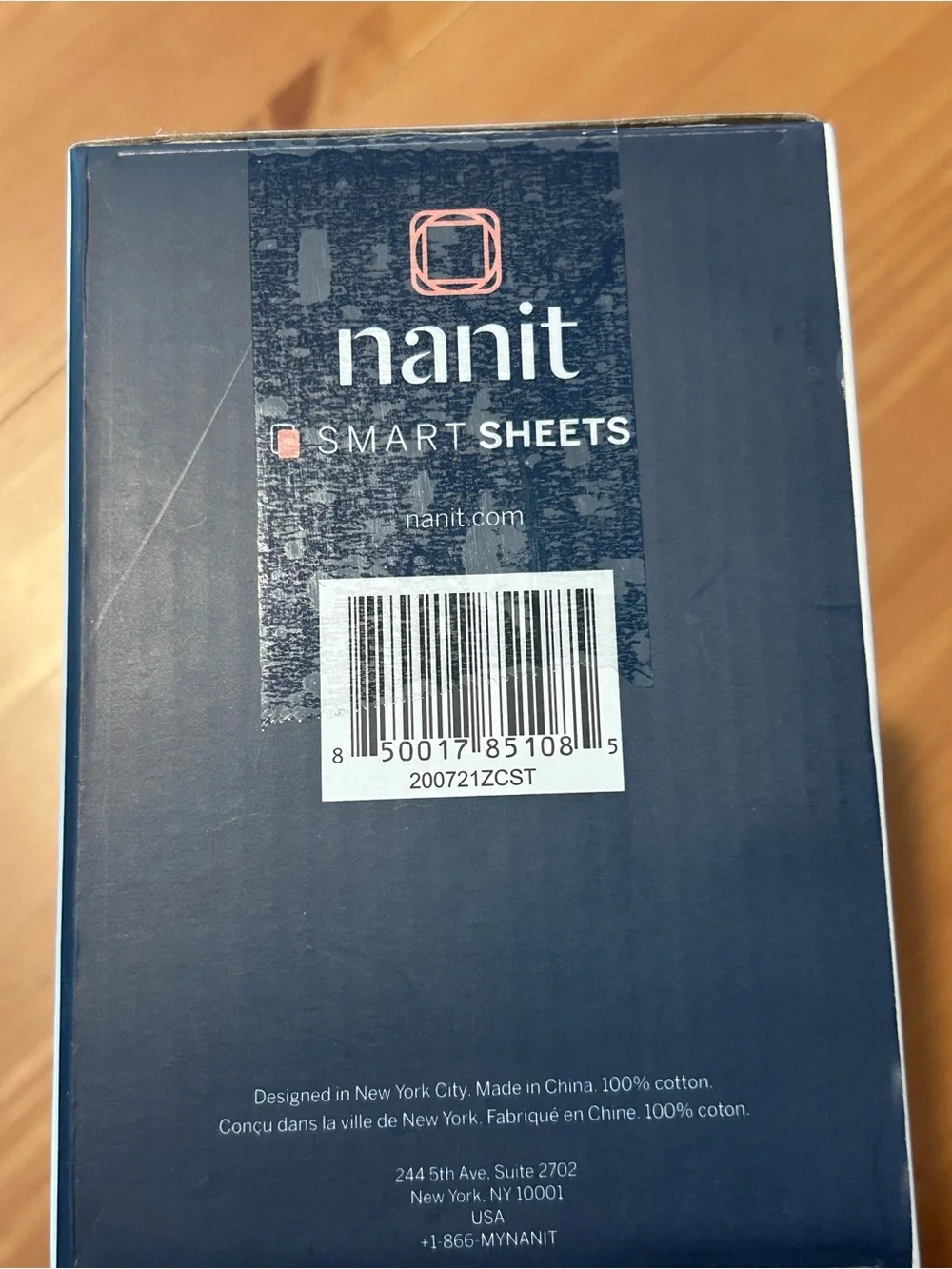 Nanit Smart Sheets 2-Pack White & Gray Koala Pattern Crib Sheets